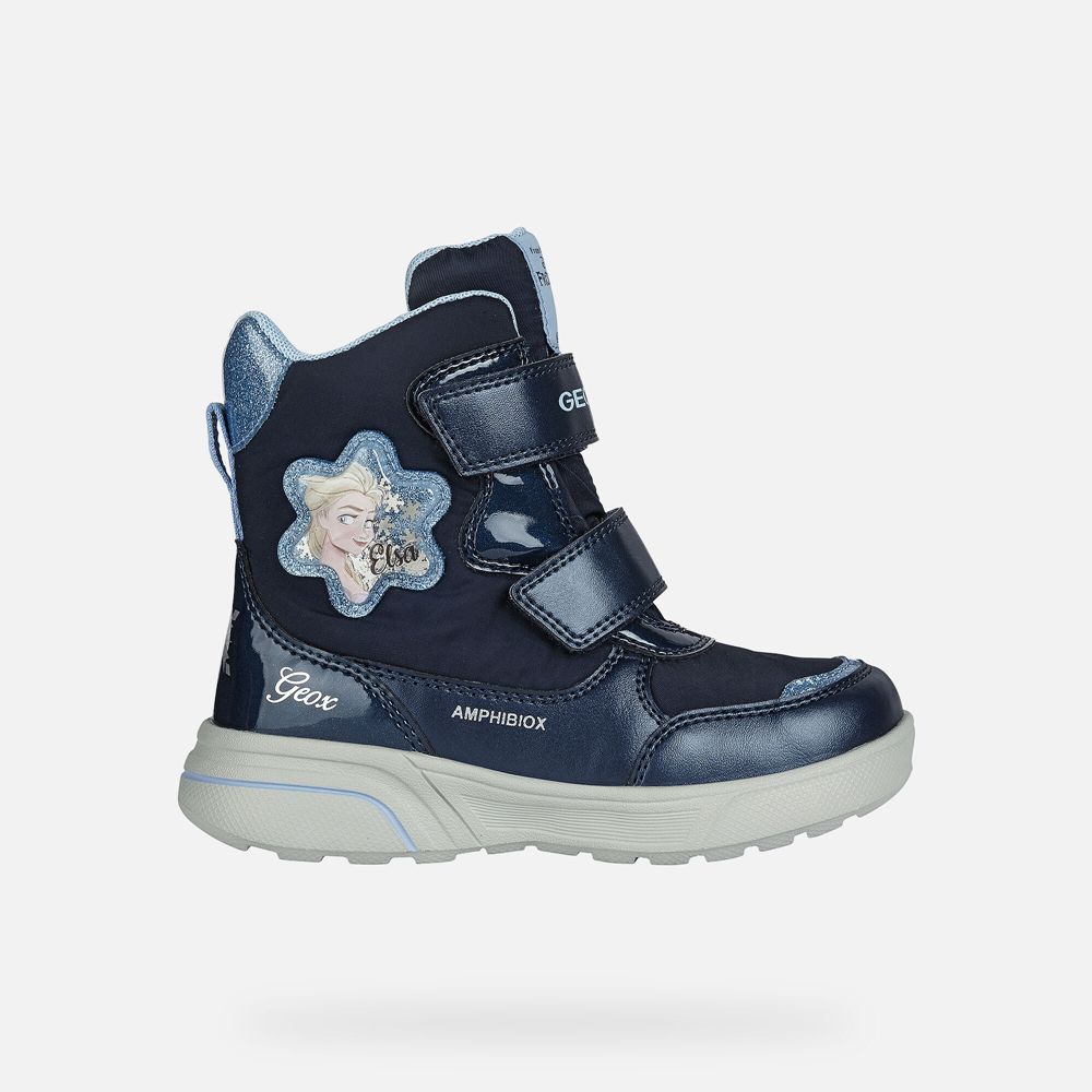 Bottines Geox Sveggen Abx - Bleu Marine - Fille 351247-QZT